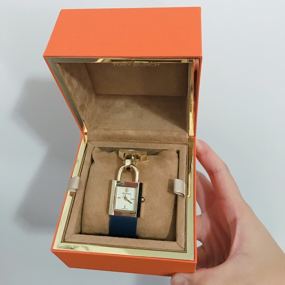 tory burch lock watch